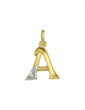 hanger letter diamant 0.005ct h si - 15513