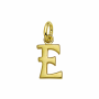 14krt gouden hanger letter "E" - 16101