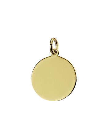 14 krt gouden graveerhanger - 15865