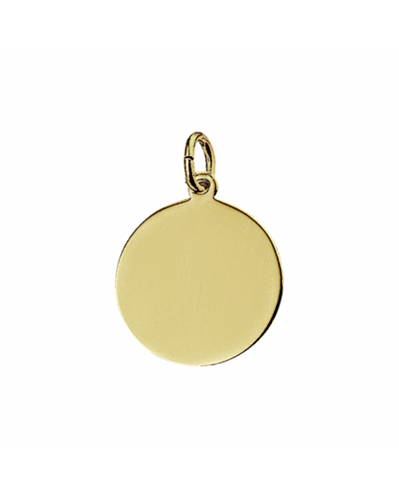 14 krt gouden graveerhanger - 15865 14 krt gouden graveerhanger - 15865