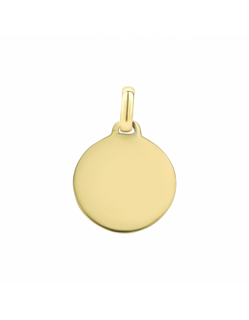 14 krt gouden graveerhanger - 15894