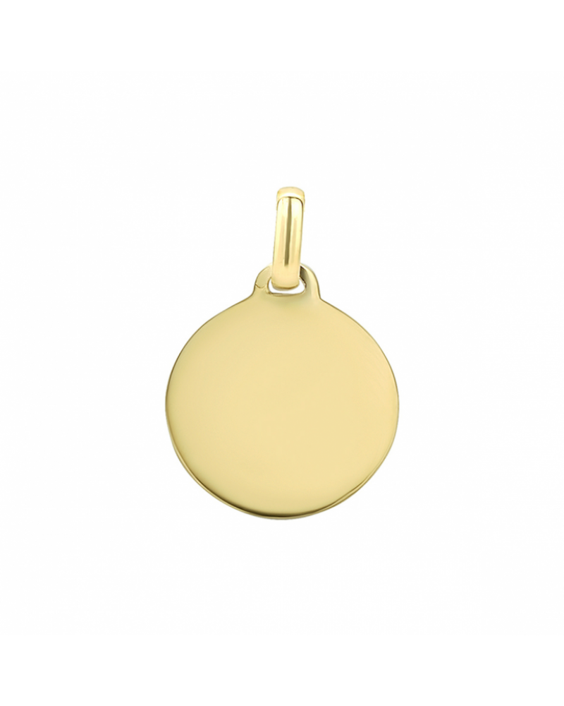 14 krt gouden graveerhanger - 15894