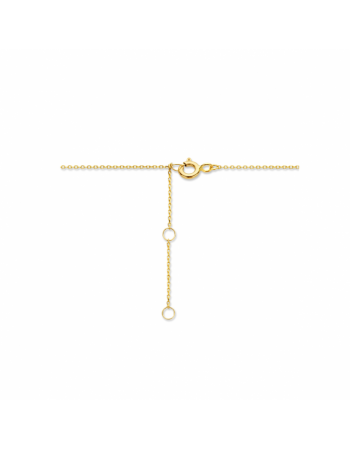 14 krt collier rondjes 0,8 mm 40 + 4 cm - 17072 14 krt collier rondjes 0,8 mm 40 + 4 cm - 17072