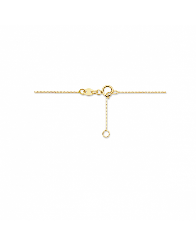 14 krt collier zirkonia 0,5 mm 40 + 2 cm - 17067 14 krt collier zirkonia 0,5 mm 40 + 2 cm - 17067