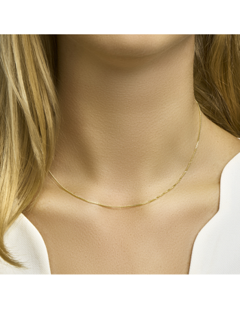14 krt collier gourmet 1,2 mm - 17017