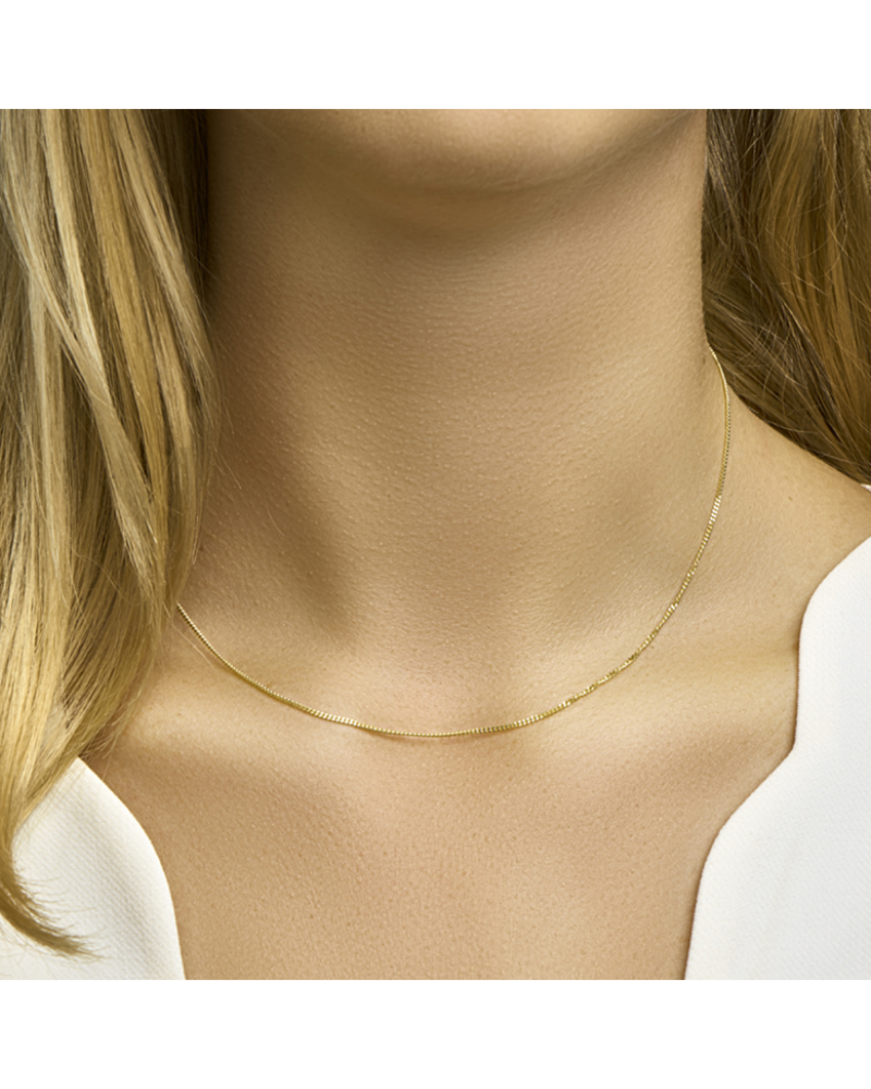 14 krt collier gourmet 1,2 mm - 17017 14 krt collier gourmet 1,2 mm - 17017