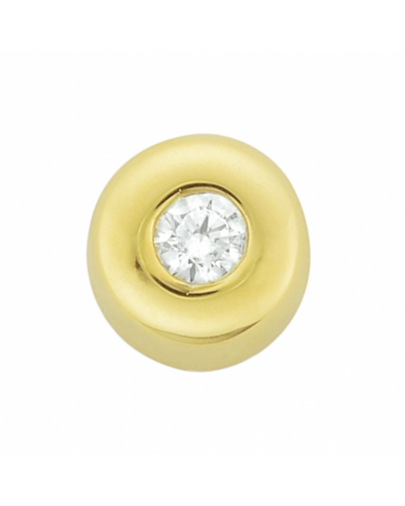 14 krt hanger zirkonia - 17181