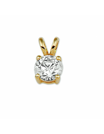 14 krt hanger zirkonia - 17182