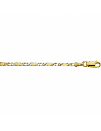 14 krt gouden armband valkenoog 2,1 mm - 17255