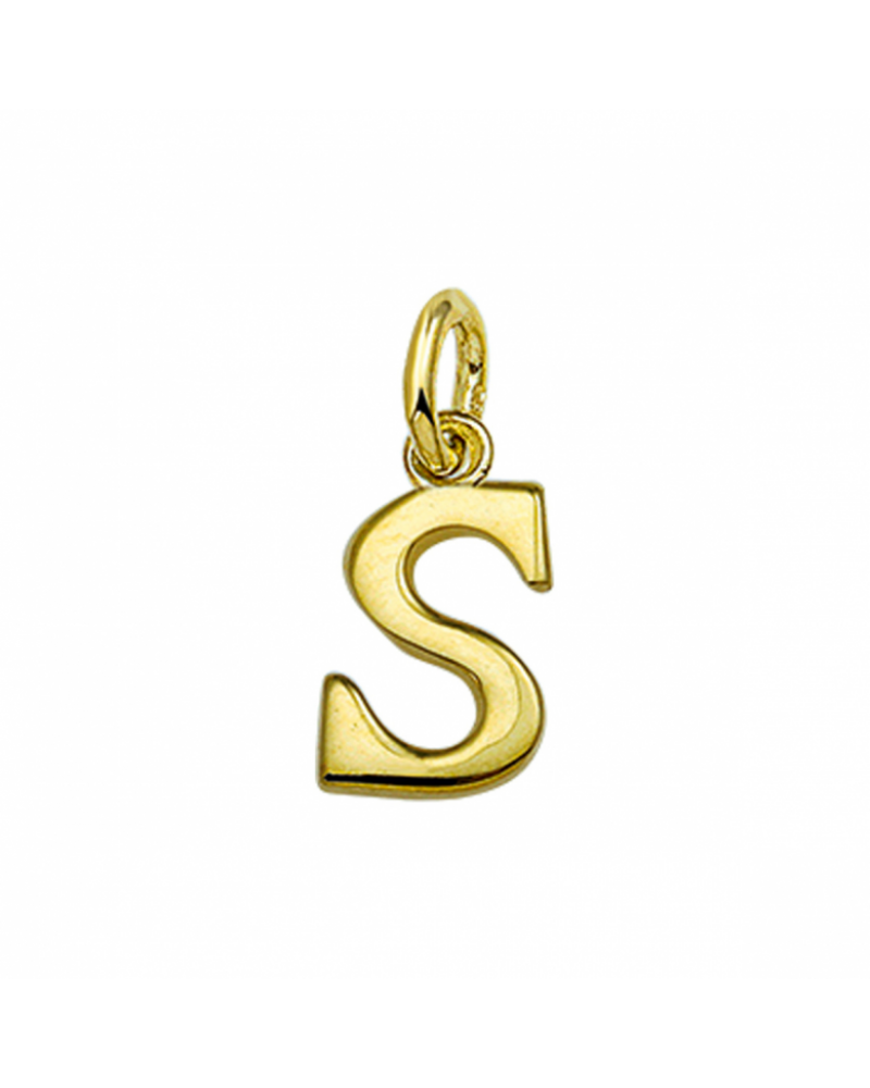 14 krt gouden hanger letter "S" - 16102 14 krt gouden hanger letter "S" - 16102