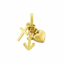 14 krt  hanger geloof, hoop en liefde - 17157 14 krt  hanger geloof, hoop en liefde - 17157