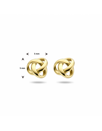 14 krt oorknoppen knoop - 17137 14 krt oorknoppen knoop - 17137