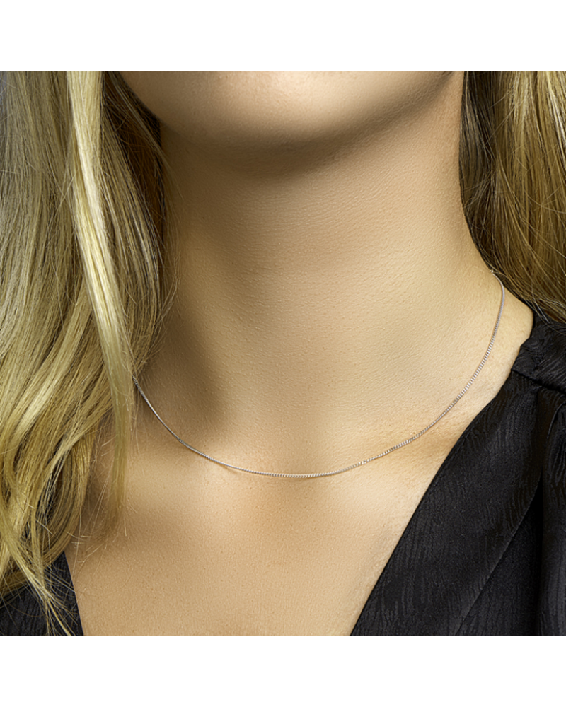 collier gourmette 4-zijdes geslepen 1,2 mm Karabijnslotje - 16923 collier gourmette 4-zijdes geslepen 1,2 mm Karabijnslotje - 16923