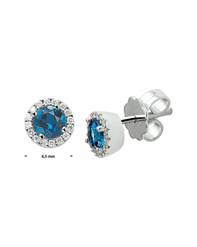 oorknoppen london blue topaas 0.60ct (2x 0.30ct) en diamant 0.10ct (2x0.05ct) g vsi - 15653 oorknoppen london blue topaas 0.60ct (2x 0.30ct) en diamant 0.10ct (2x0.05ct) g vsi - 15653
