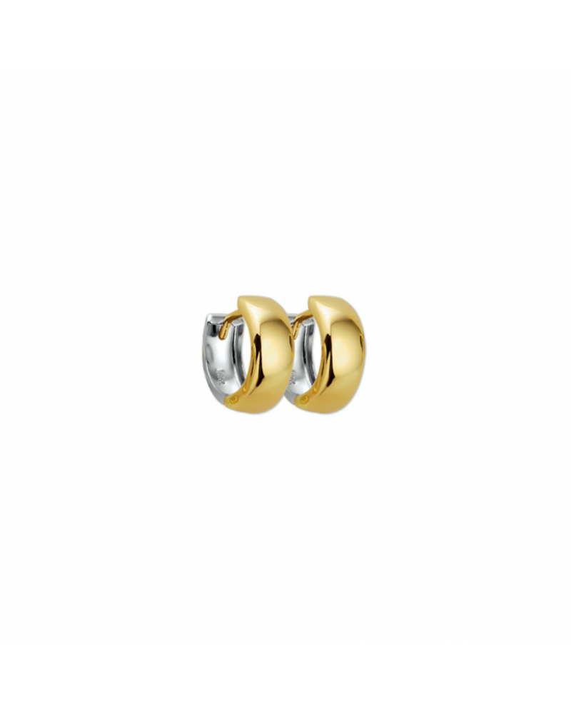 14 krt geelgouden klapoorringen 5,0 mm bol - 18079 14 krt geelgouden klapoorringen 5,0 mm bol - 18079