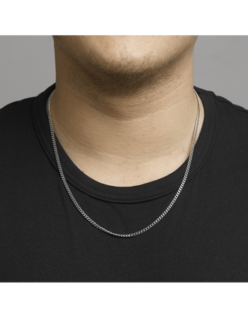 collier geslepen gourmette 3,4 mm - 16001