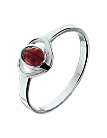 ring lieveheersbeestje hart - 15512