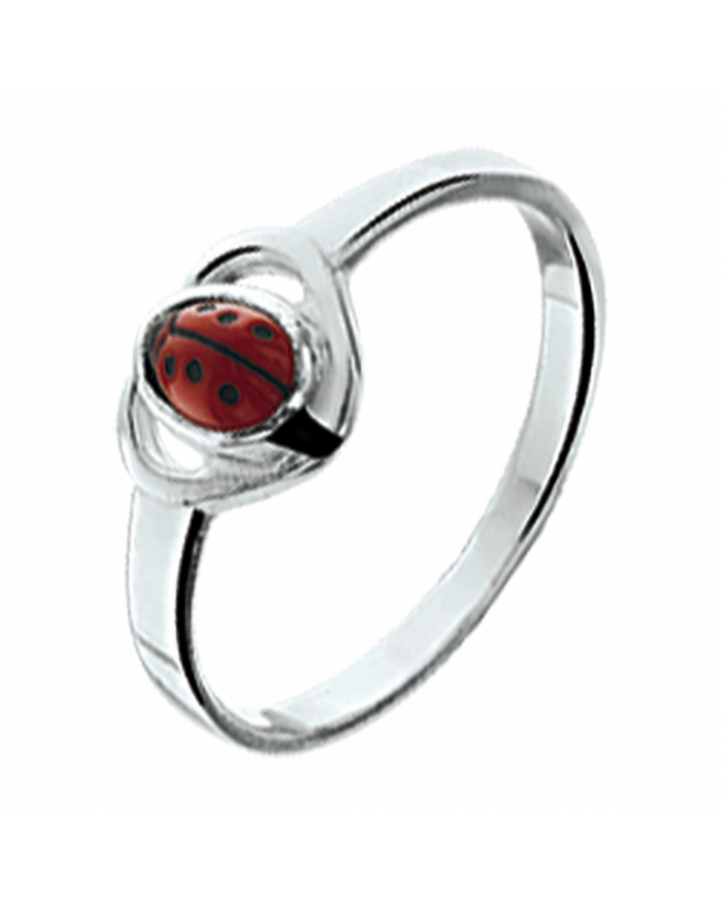 ring lieveheersbeestje hart - 15512 ring lieveheersbeestje hart - 15512