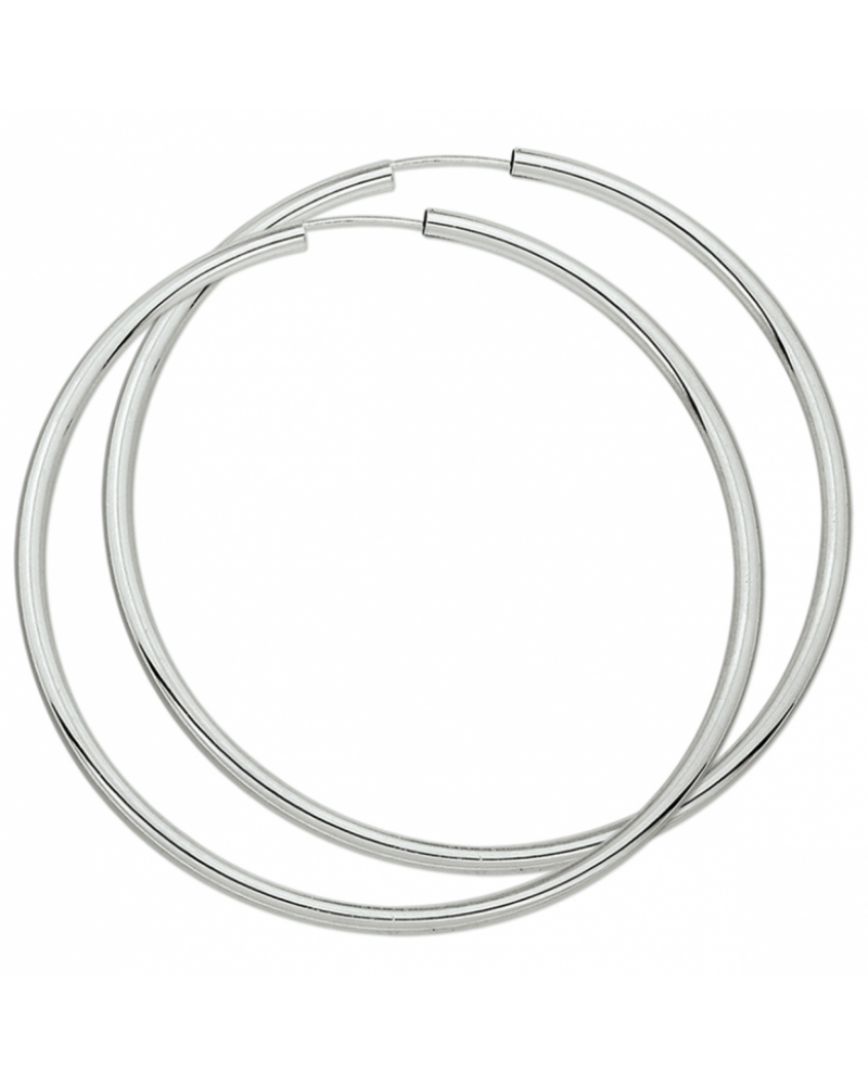 zilveren oorringen 2,5 mm ronde buis - 16484 zilveren oorringen 2,5 mm ronde buis - 16484