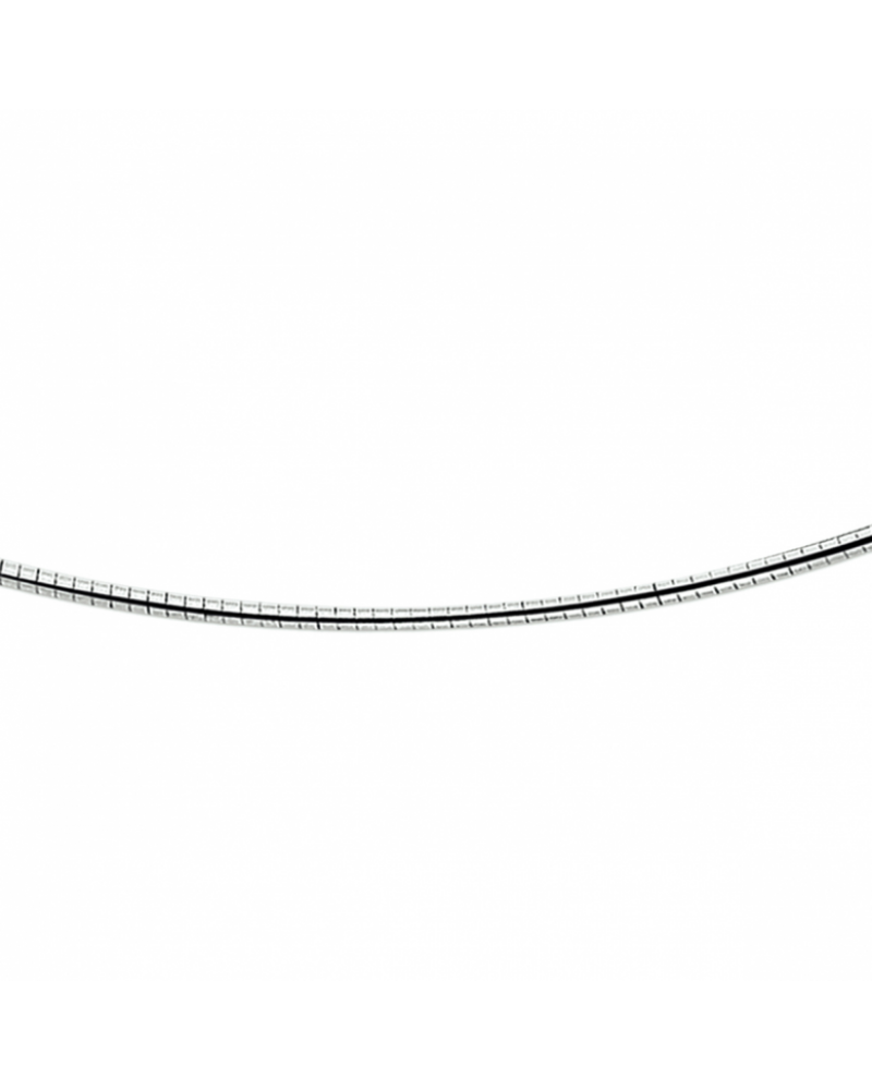 Zilveren collier omega rond 2,0 mm - 16191 Zilveren collier omega rond 2,0 mm - 16191