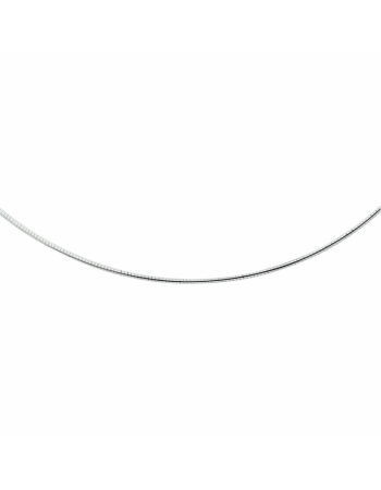 Zilveren collier omega rond 2,0 mm - 16191 Zilveren collier omega rond 2,0 mm - 16191