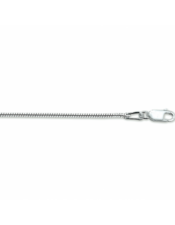zilveren collier slang rond 1,4 mm - 16740