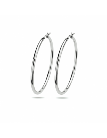 Zilveren oorringen 2,5 mm ronde buis - 15620