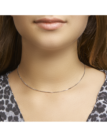 zilveren collier venetiaans 1,1 mm - 15560