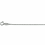 Zilver gerhodineerd gourmette collier 4-zijdes geslepen 1,2 mm - 16251