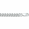 Zilveren collier gourmette 6-zijdes geslepen 7,5 mm - 16260