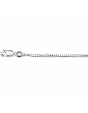 zilveren collier gourmette 4-zijdes geslepen 1,8 mm - 18084 zilveren collier gourmette 4-zijdes geslepen 1,8 mm - 18084
