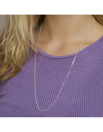 zilveren collier gourmette 4-zijdes geslepen 1,8 mm - 18084 zilveren collier gourmette 4-zijdes geslepen 1,8 mm - 18084