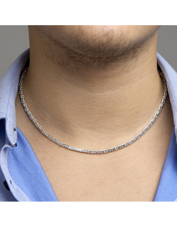 Zilveren Collier koningsschakel 3,0 mm - 16477 Zilveren Collier koningsschakel 3,0 mm - 16477