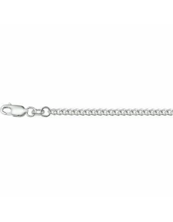 zilveren collier gourmette 2,6 mm - 16311