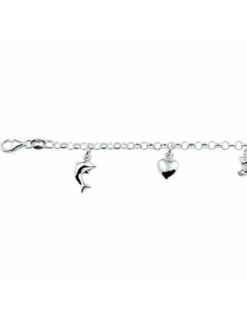 armband diverse bedels 15 cm - 17934 armband diverse bedels 15 cm - 17934
