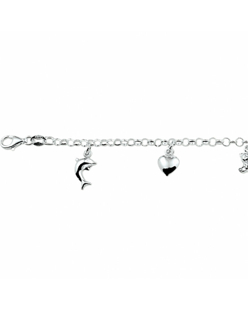 armband diverse bedels 15 cm - 17934 armband diverse bedels 15 cm - 17934