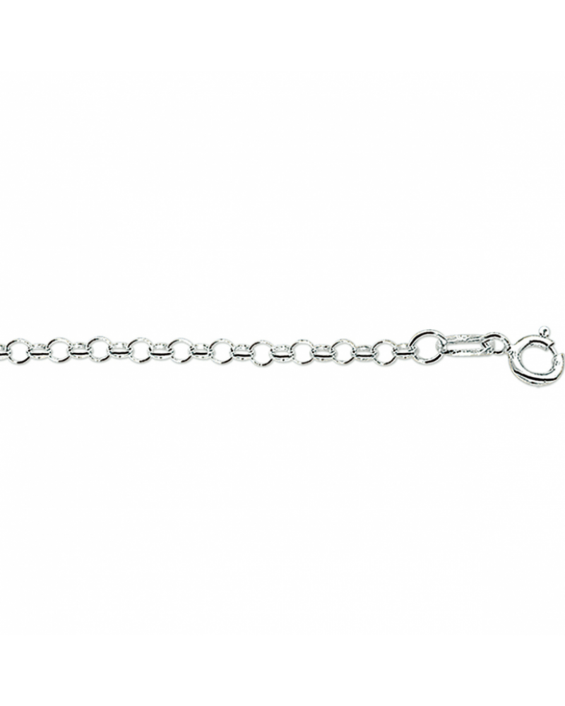 zilveren collier jasseron 2,5 mm - 18082