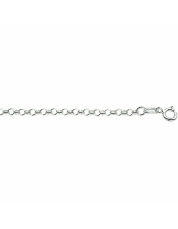 zilveren collier jasseron 2,5 mm - 18082