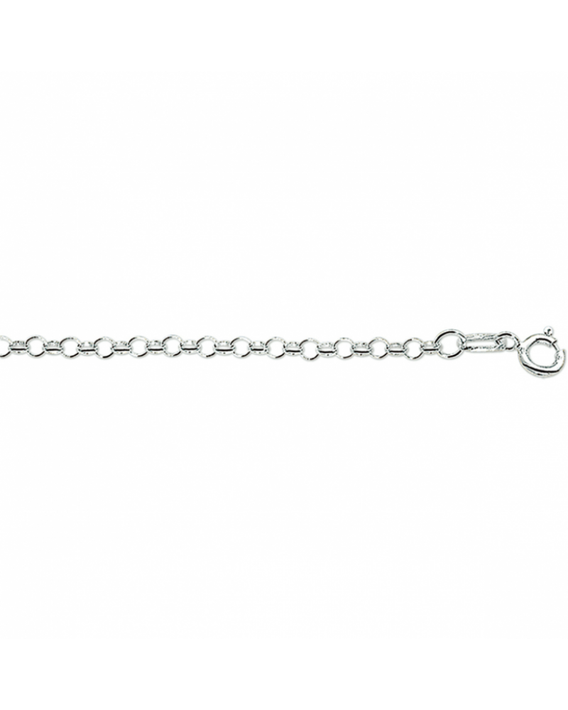 zilveren collier jasseron 2,5 mm - 18082 zilveren collier jasseron 2,5 mm - 18082