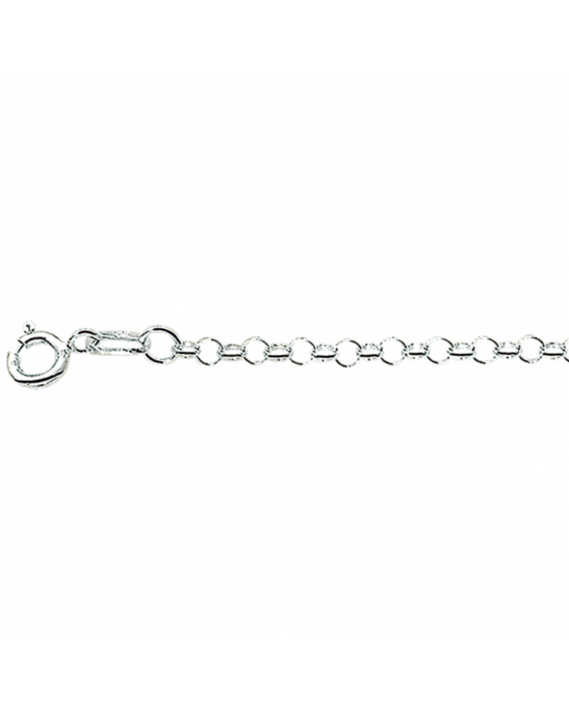 zilveren collier jasseron 2,5 mm - 18078