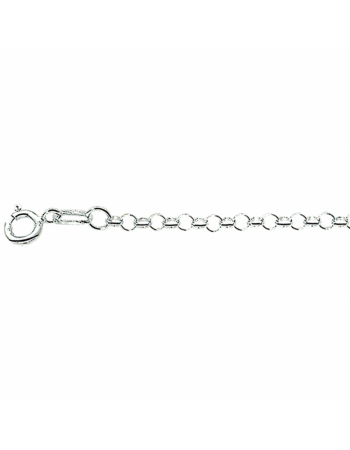 zilveren collier jasseron 2,5 mm - 18078