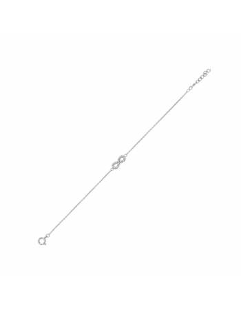 armband infinity zirkonia 16 + 2,5 cm - 17212 armband infinity zirkonia 16 + 2,5 cm - 17212