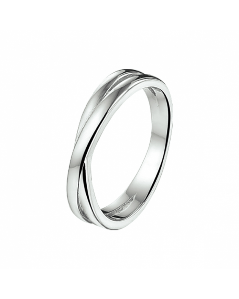 Zilveren fantasie ring - 16229
