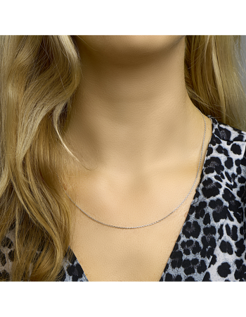 collier anker gediamanteerd 1,3 mm - 18038 collier anker gediamanteerd 1,3 mm - 18038
