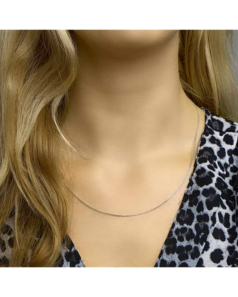collier anker gediamanteerd 1,3 mm - 18038 collier anker gediamanteerd 1,3 mm - 18038