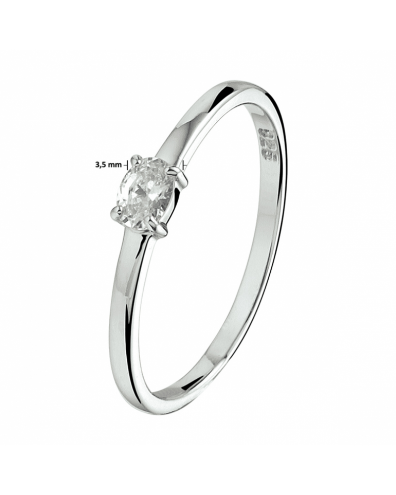 zilveren ring zirkonia - 17802 zilveren ring zirkonia - 17802