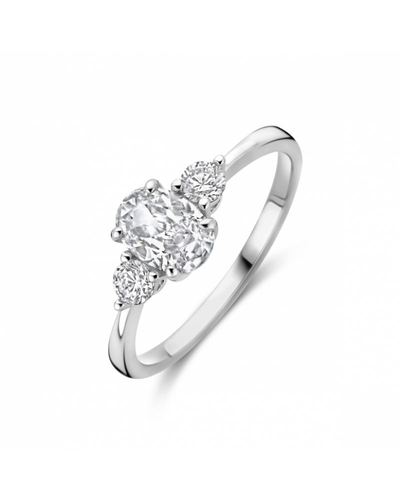 ring trilogie zirkonia 7 x 5 mm - 17506 ring trilogie zirkonia 7 x 5 mm - 17506